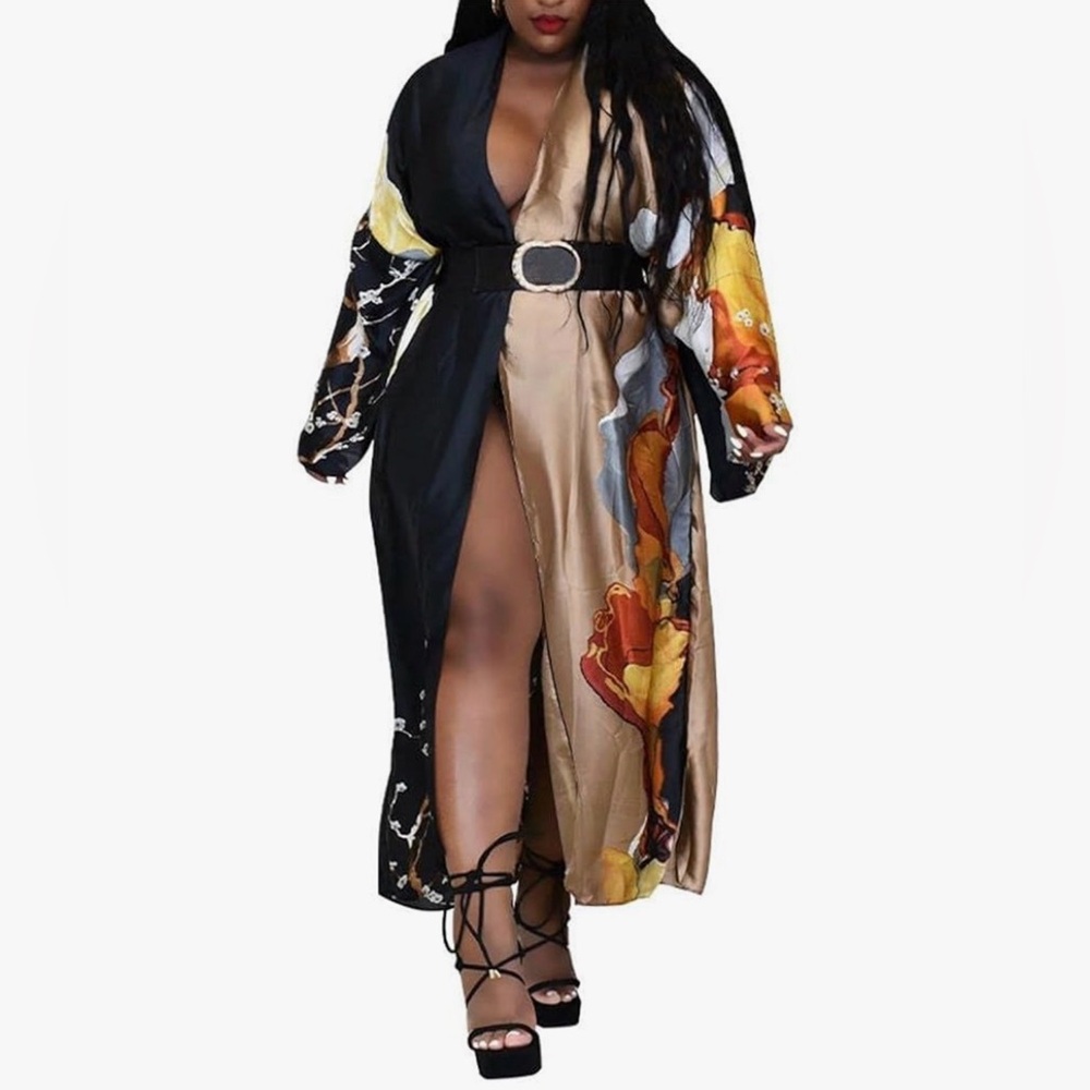 Elegant Multicolor Kimono